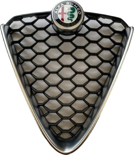 фото №2, Решітка радіатора бампера satyna alfa romeo giulia