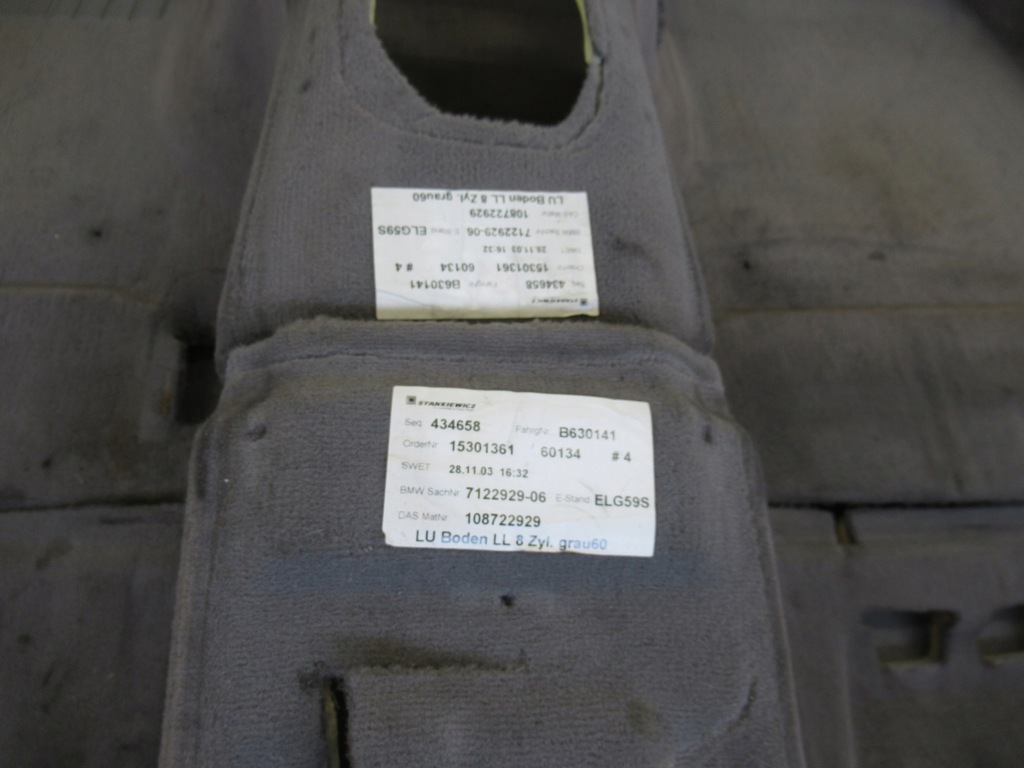 фото №7, Обшивка килимок підлога bmw e60 e61 europa сіра