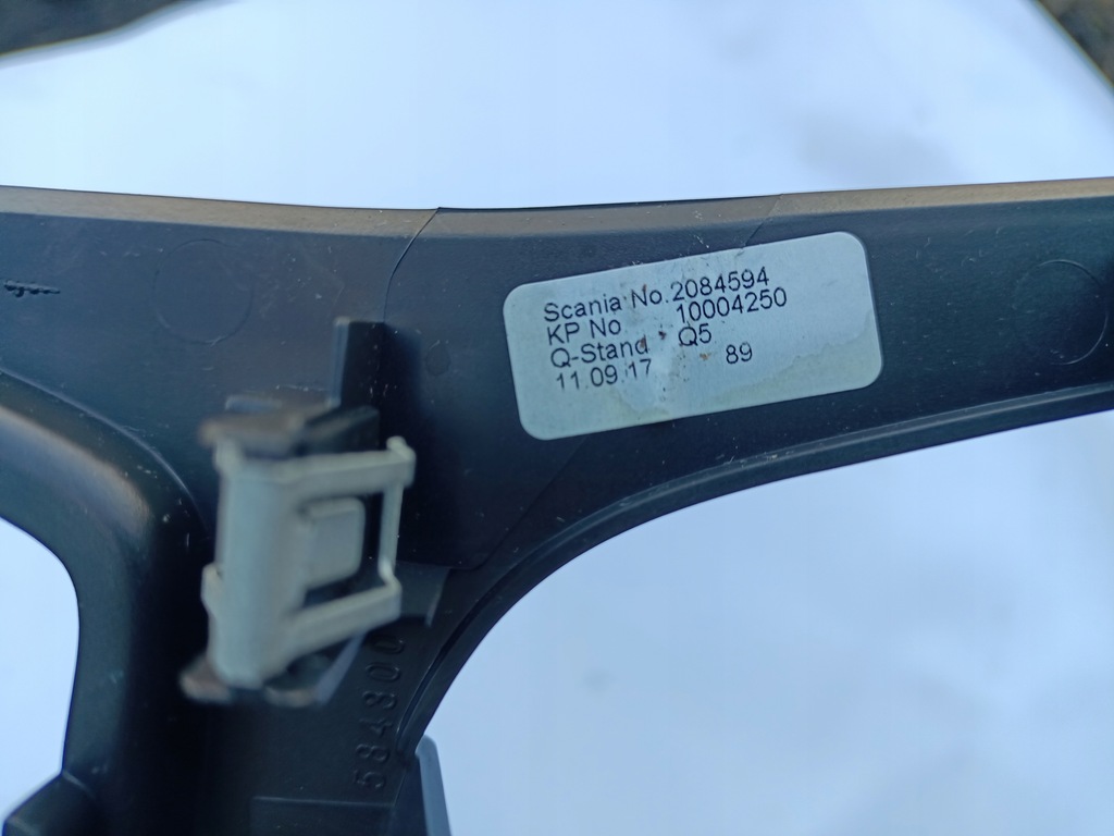 фото №3, Заглушка накладка решётки обдув scania s r ntg