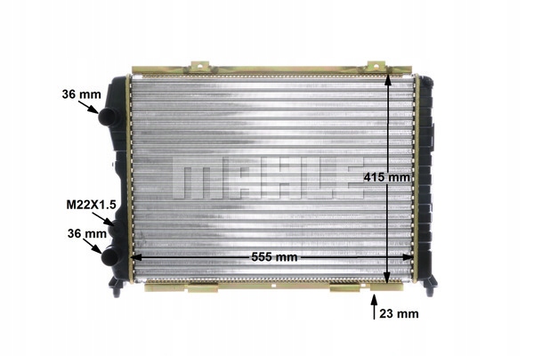 фото №14, Mahle cr 1408 000s радиатор жидкость