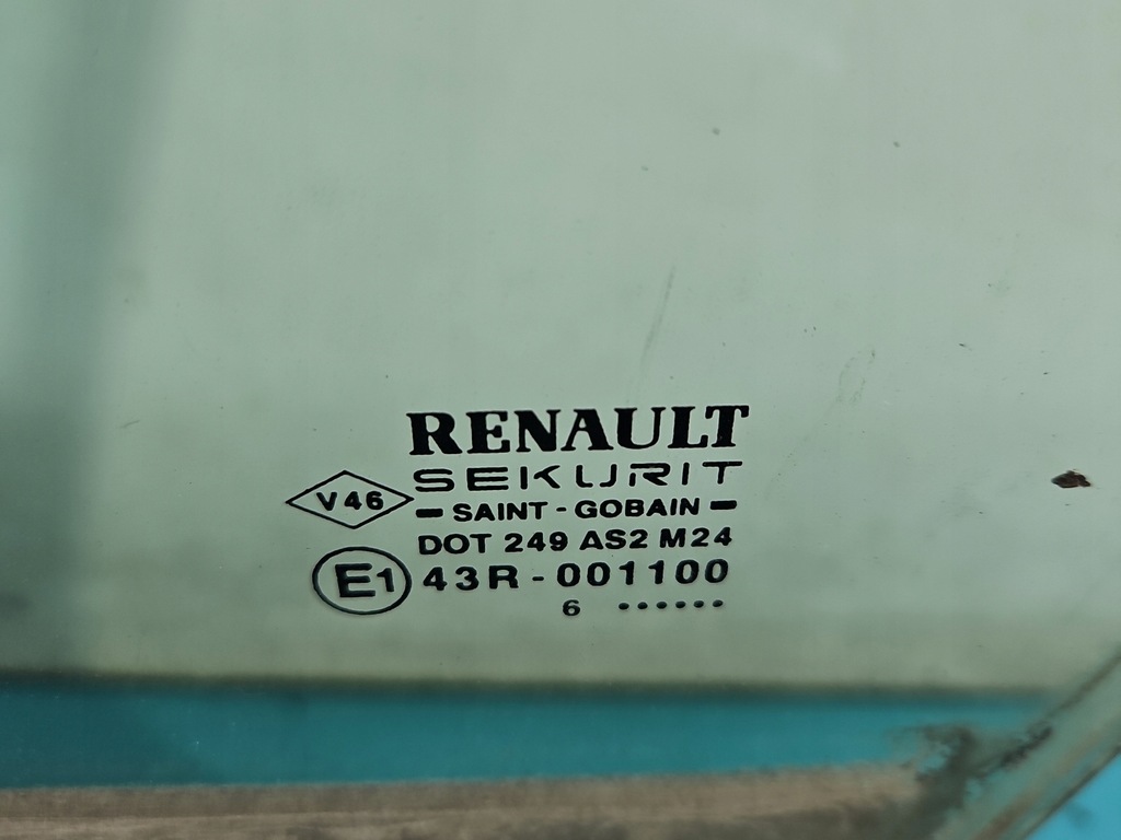 фото №2, Стекло дверь перед левая renault megane ii