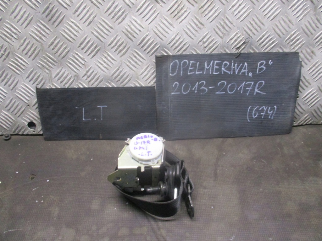 фото №1, Pas безпеки лівий задня 13364132 opel meriva b 13-17r