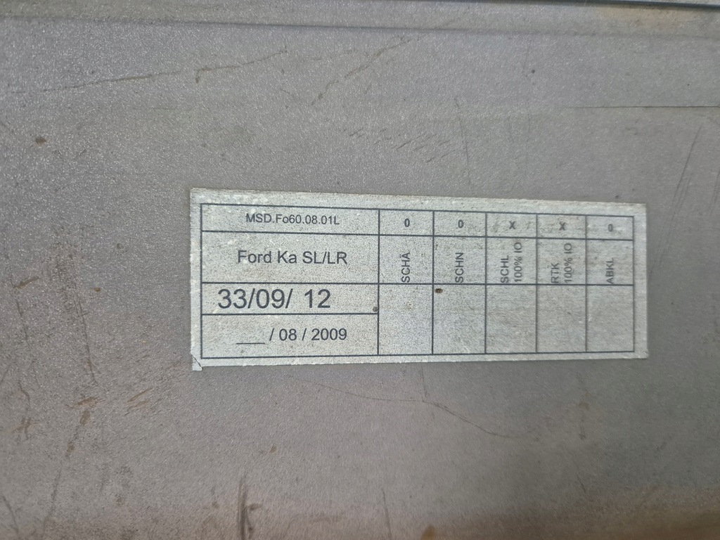 фото №7, Молдинг порог ford ka st