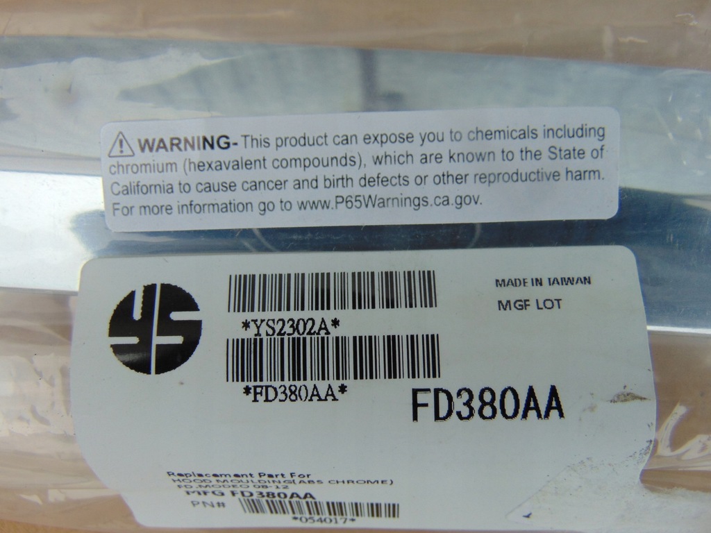 фото №8, Молдинг хром na капот ford mondeo mk4