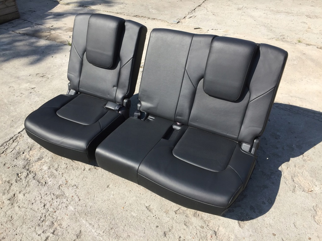 фото №15, Сиденье левый правый iii 3 ряд кожаный infiniti qx80
