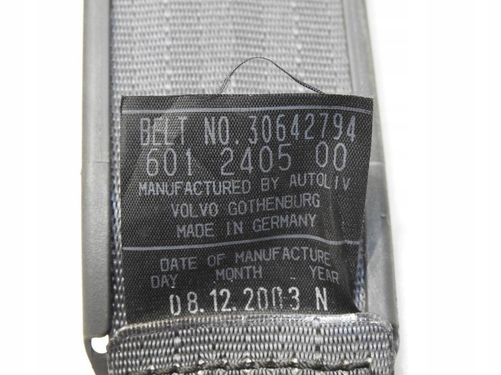 фото №9, Pas безпеки натягувач лівий задня volvo xc90 i