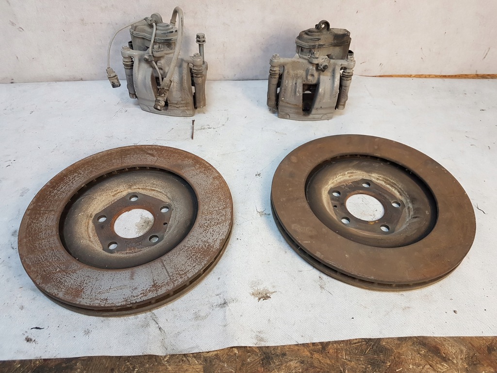 фото №4, Audi q7 4m 2021 комплект диск i суппортов q8 sq7 etron перед 375mm задняя 350mm