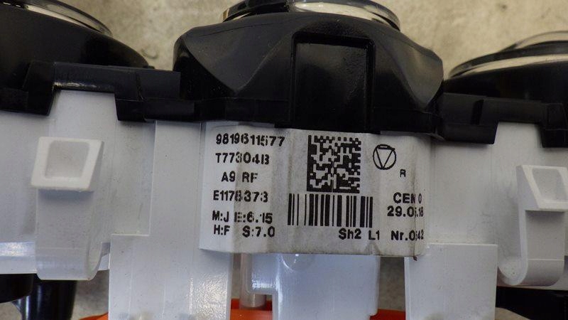 фото №7, Панель кондиционера peugeot 2008 i lift 9819811577