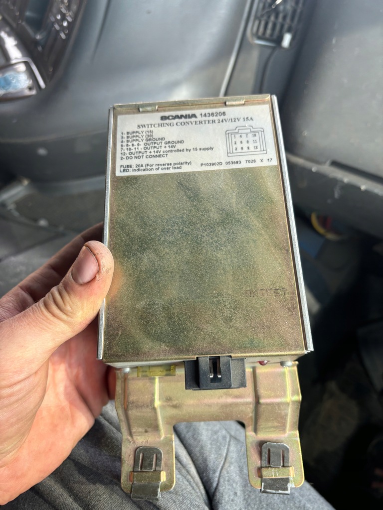фото №1, Перетворювач напруги scania 4 1436206