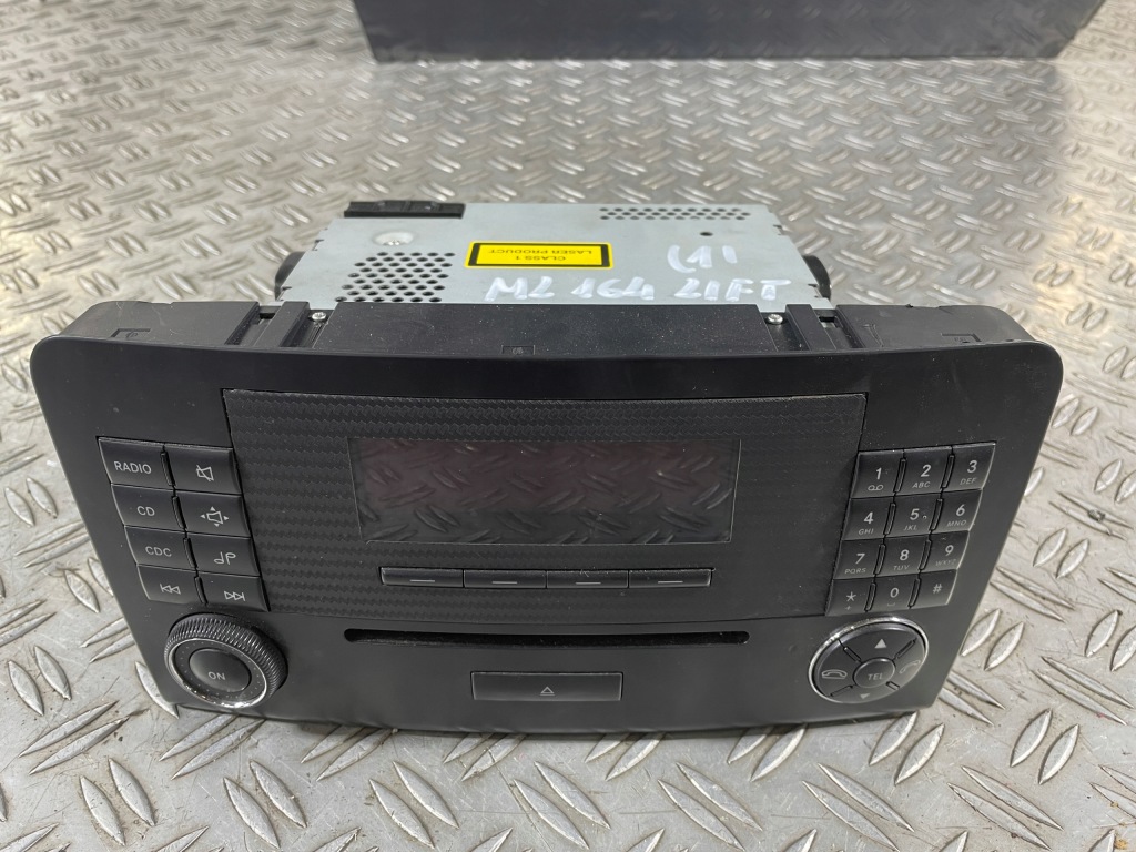 фото №1, Mercedes ml164 lift 08- панель радио радиопроигрыватель a1648208289