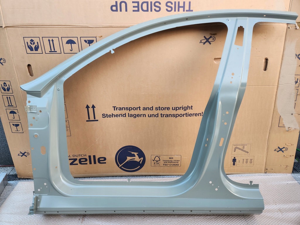 фото №1, Tesla model y порог блок двигателя левый 20-