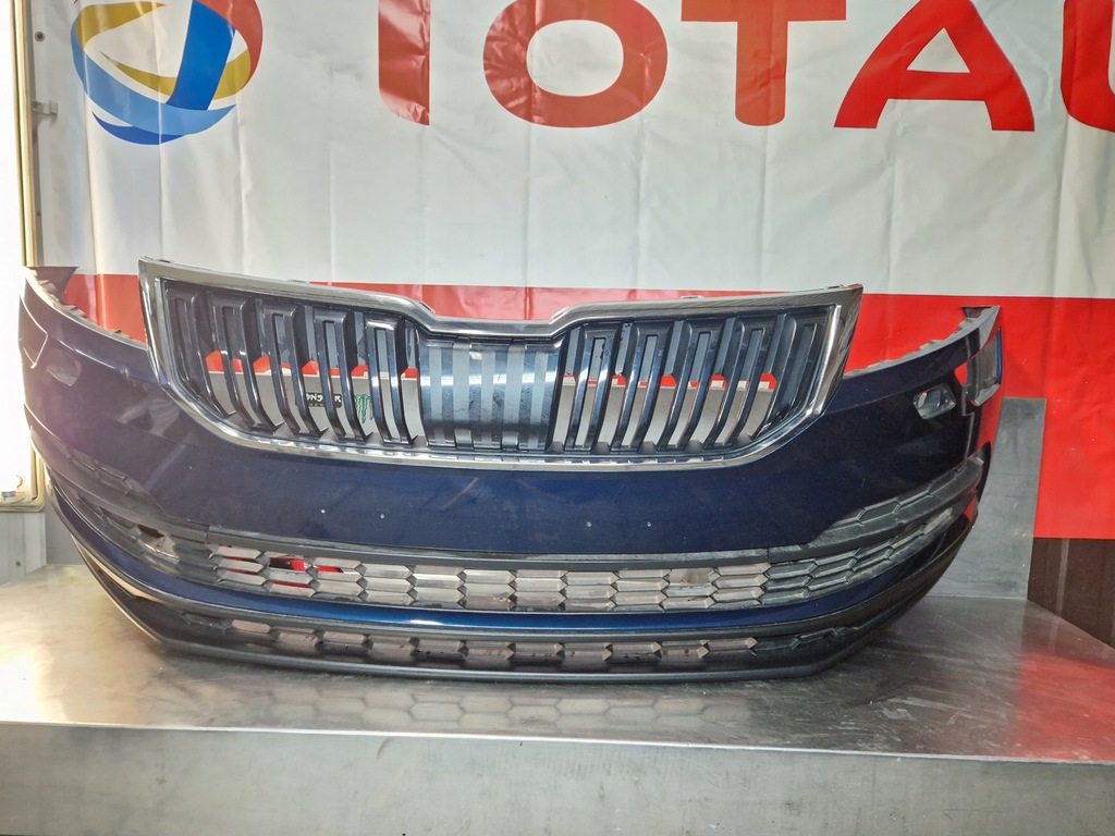 фото №16, Skoda karoq 17-21 накладка спойлер бампера передний перед 57a807061