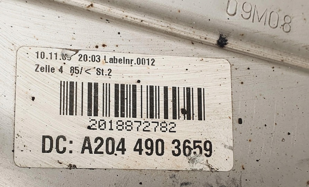 фото №6, Гаситель конечный левый mercedes glk x204 a2044916601