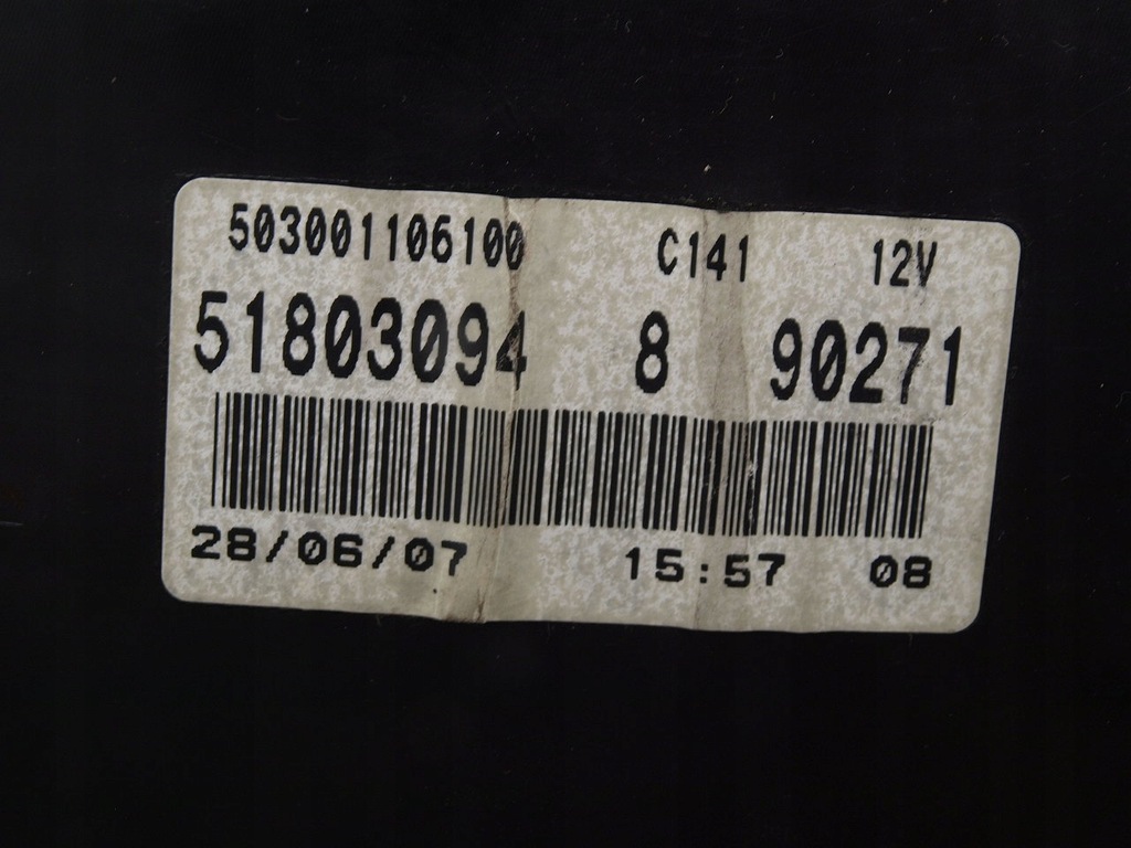 фото №9, Fiat grande punto счетчик приборная панель 51803094