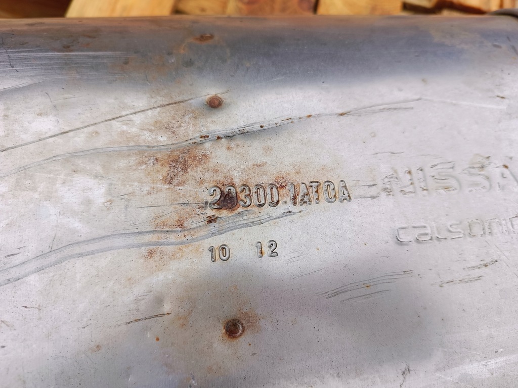 фото №6, Труба вихлопна гасник середній nissan murano z51 2.5 dci 203001at0a