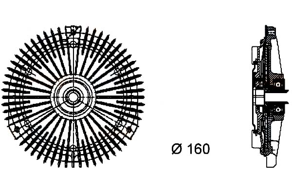 фото №2, Віскозна муфта зчеплення в'язкісна [hella]