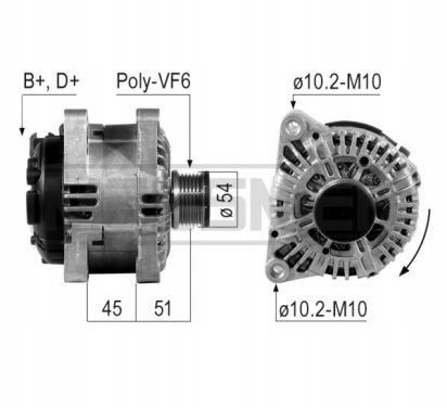 фото №1, Era генератор messmer peugeot, lancia,
