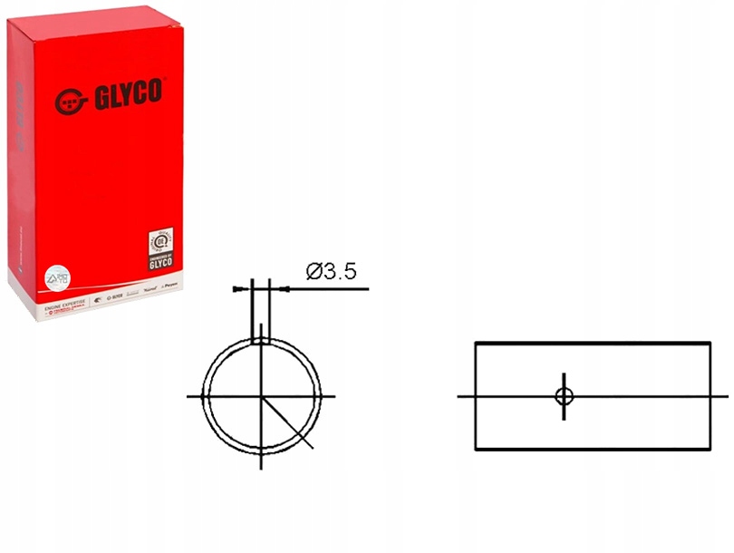 фото №1, Glyco 55-3422 semi втулка підшипник, шатун