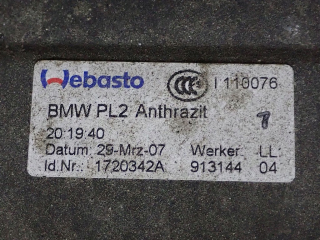 фото №7, Люк панорама комплектная оригинал europa bmw 3 e90 07r