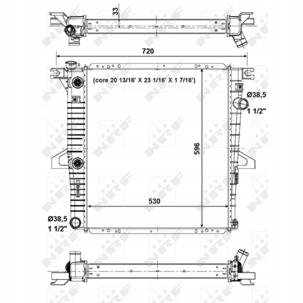 фото №1, Радіатор wody ford explorer 96-02 4.0