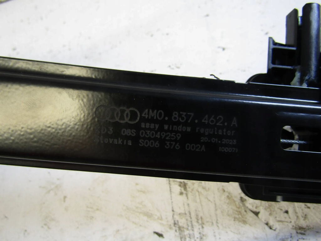 фото №6, Audi q7 ii lift механизм стекло правой перед 4m0837462a