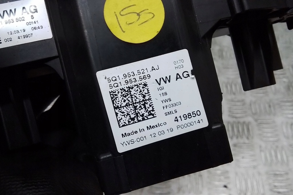 фото №8, Кольцо скользящий руля vw jetta mk7 5q1953569 1.4l бензиновый 110kw