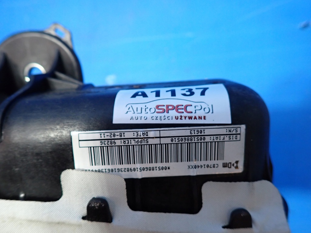 фото №6, Szt подушка пассажира fiat punto evo 00518860510