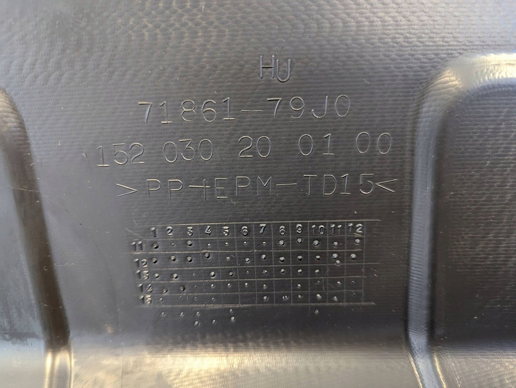 фото №10, Suzuki sx4 2007-2014 спойлер задня дифузор накладка бампера заднього задня