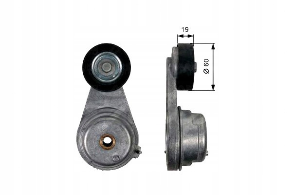 Купить Gates натяжитель ремень многоручейковый smart fortwo 1