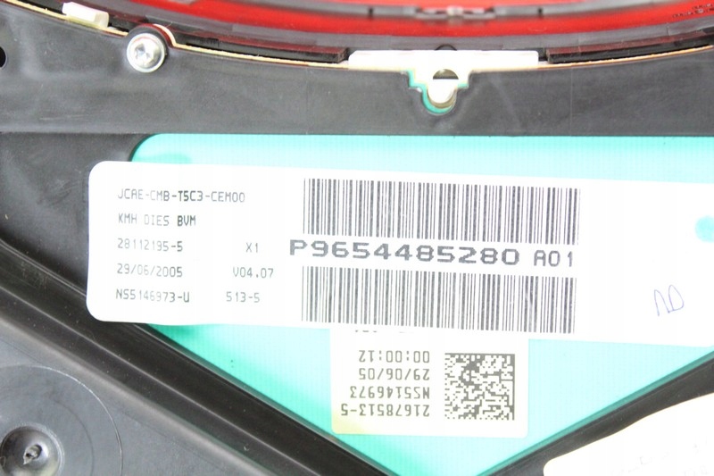 фото №6, Лічильник прилади eu peugeot 307 1.6 hdi 05r