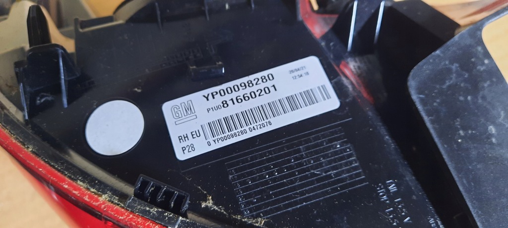 фото №6, Yp00098380 yp00098280 лампа задняя левая правая grandland x 2021r idealne