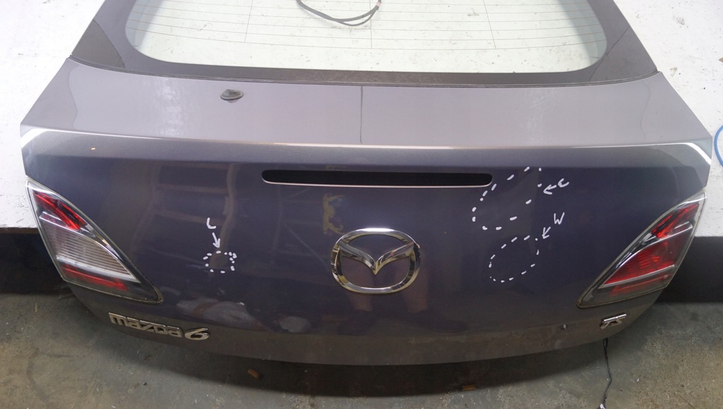 фото №8, Крышка багажника багажника mazda 6 ii gh hb