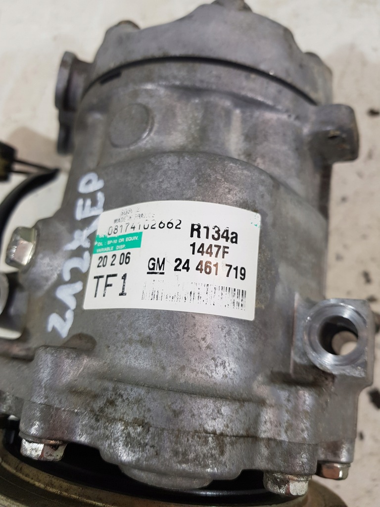 фото №8, Компрессор кондиционера 24461719 opel corsa c meriva a agila 1.2b z12xep
