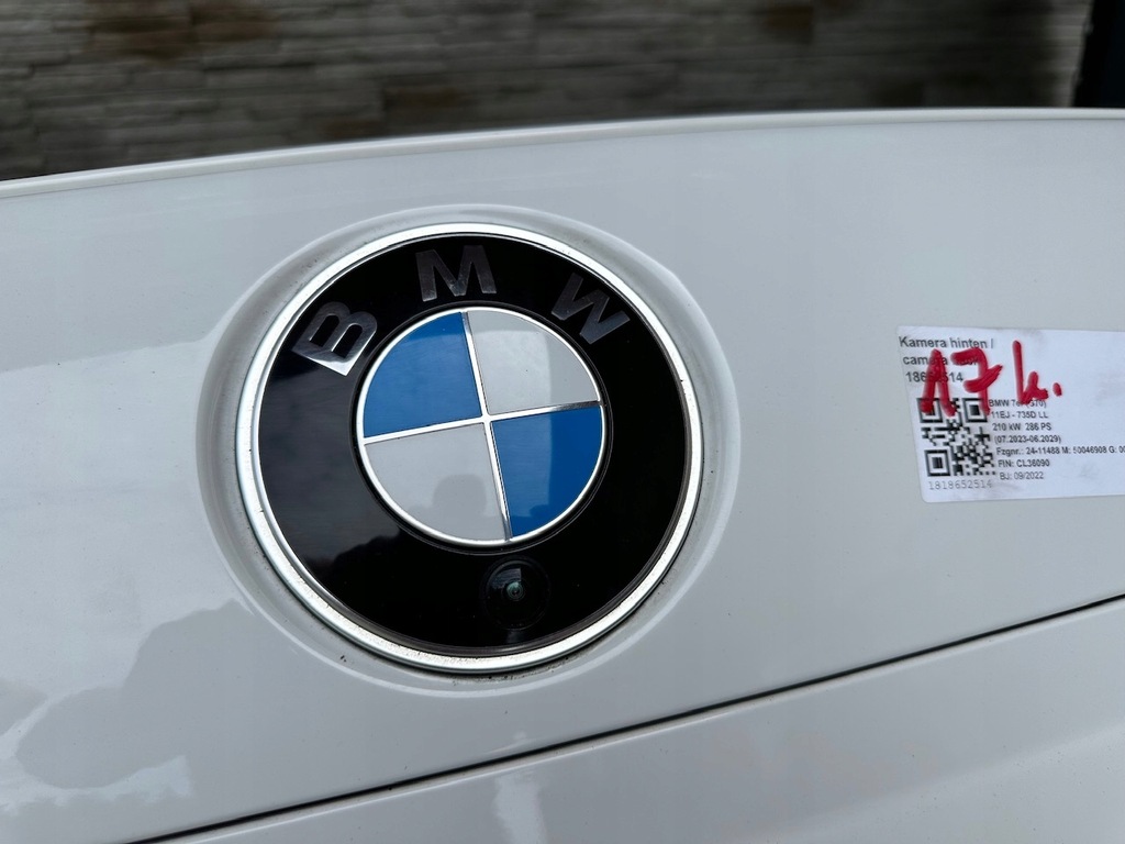 фото №7, Крышка багажника лампы задняя задние бампер задний bmw 7 g70 a300 камера
