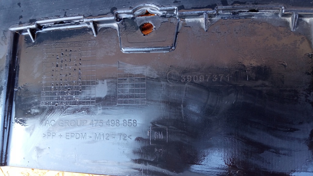 фото №14, Opel crossland x 16- накладка нижняя спойлер бампера перед pdc 39097371