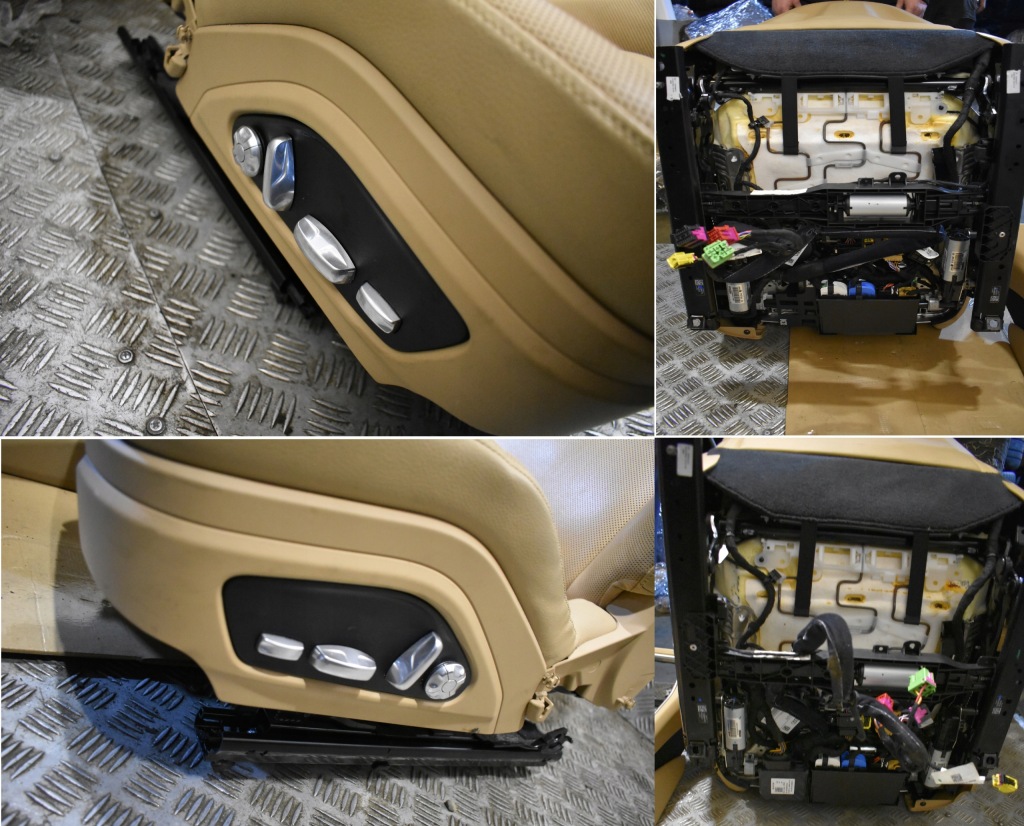 фото №6, Idealne сиденья обшивки заднее сиденье kpl. porsche panamera 971 luxory бежевый 1