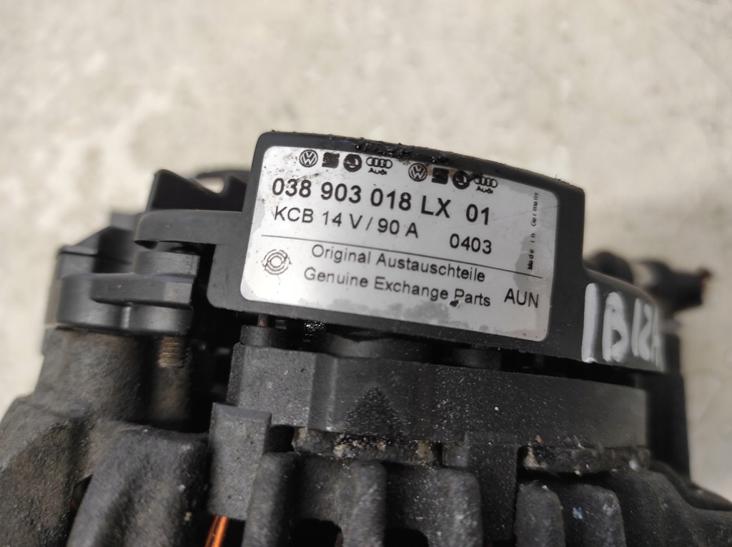 фото №7, Seat ibiza 3 iii 6l 02- 1.9tdi генератор 90a 038903018lx