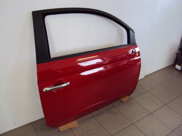 фото №1, Двері правий перед повний fiat 500 2007- rosso