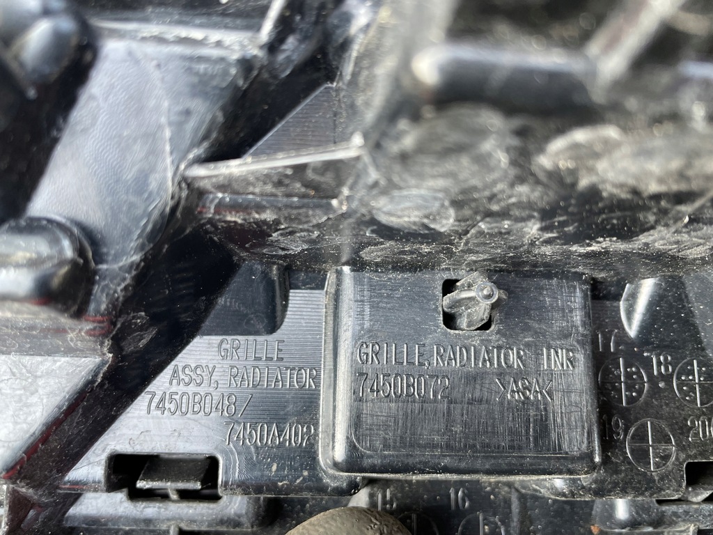 фото №10, Eclipse cross решітка радіатора решітка радіатора оригінал 7450b072