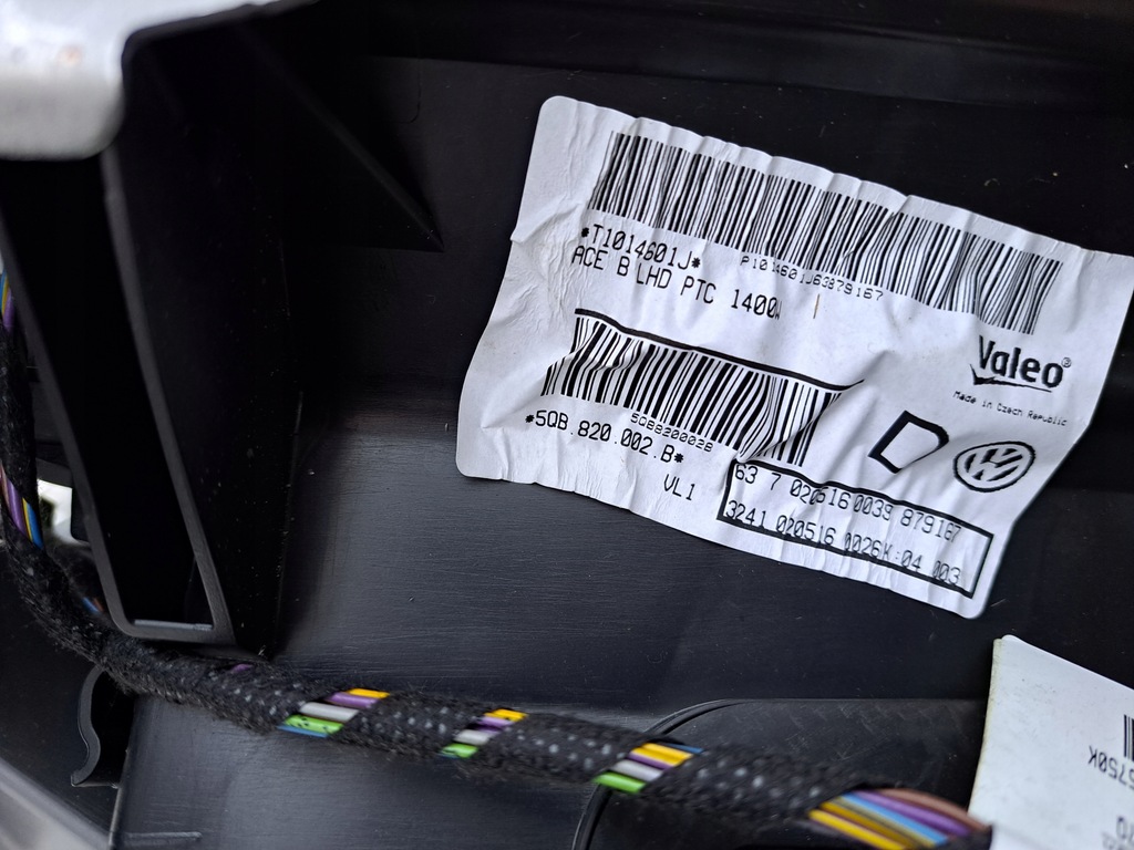 фото №11, Vw touran 5ta отопитель балка