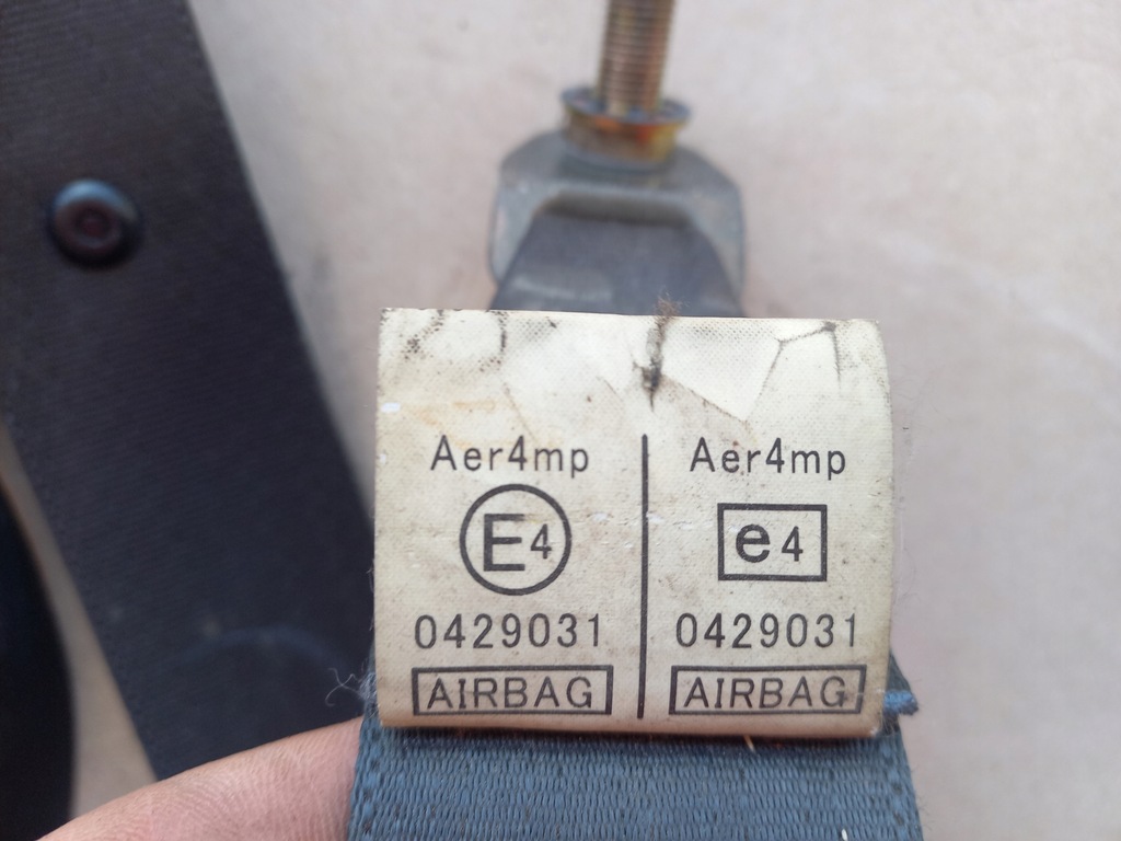 фото №9, Toyota yaris verso 99-05 pas ремені bezpieczeństywa перед натягувач lift