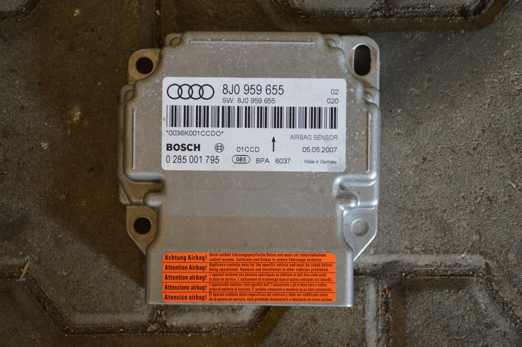 фото №1, Audi tt 8j датчик air bag 8j0959655