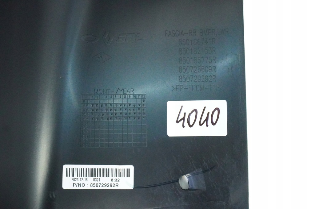 фото №12, Renault arkana 21- fabrycznie новый бампер задняя задний 6 pdc оригинал