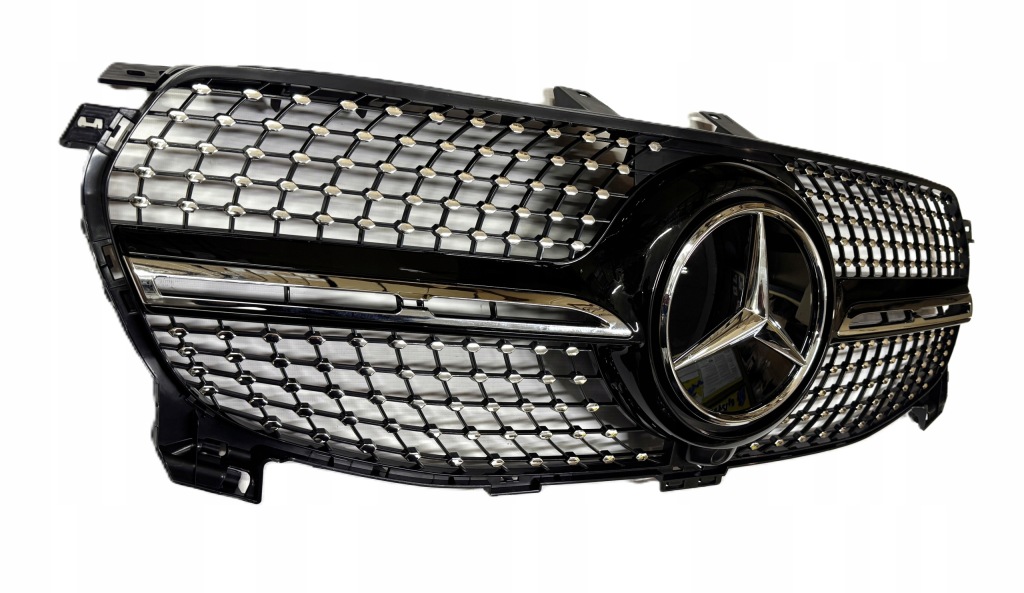 фото №2, Mercedes gle w167 19- решётка радиатора решётка радиатора diamond чёрный logo камера pod радар