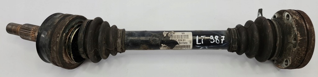 фото №1, Привідний вал ліва лівий задня porsche cayman 987 2.9