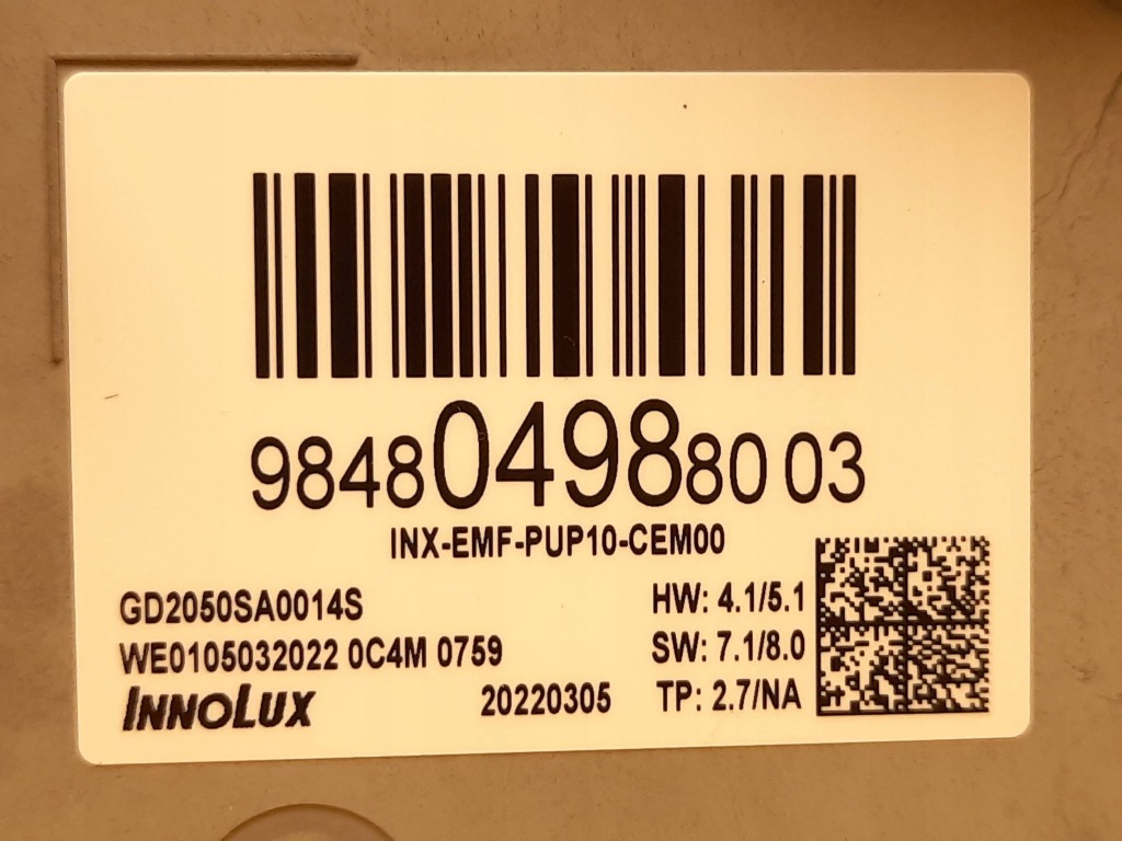 фото №10, Opel astra l vi 6 счетчик приборы 9848049880 9842958580