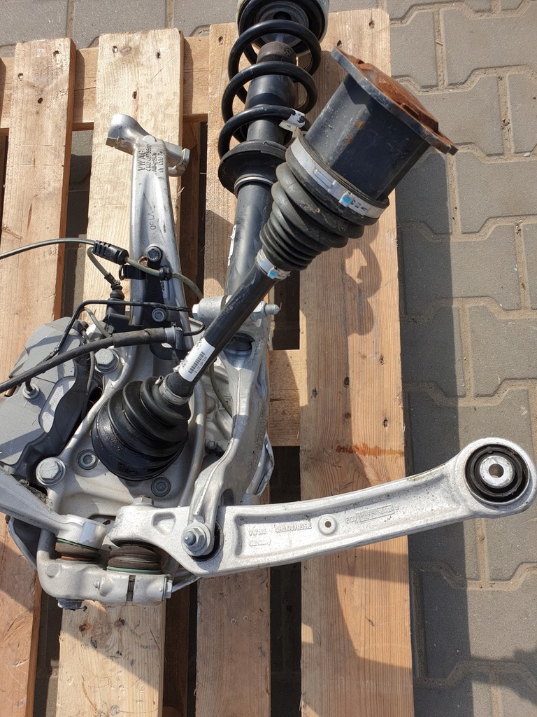 фото №7, Audi a6 c8 4k поворотний кулак лівий перед амортизатор важелі