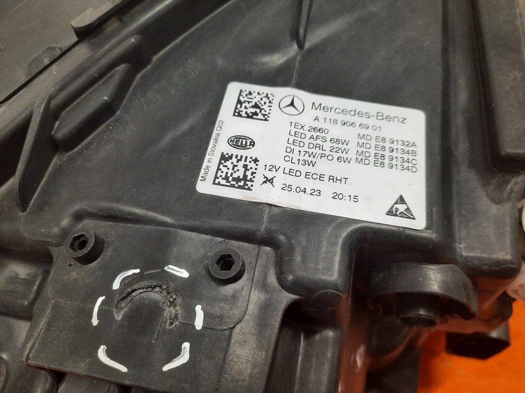 фото №6, Mercedes cla c118 lift 23- фара левый перед передний a1189066901