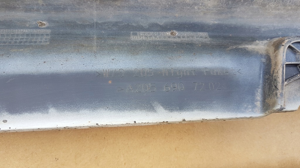 фото №5, C-klasa w205 молдинг накладки порогові ліва права chro