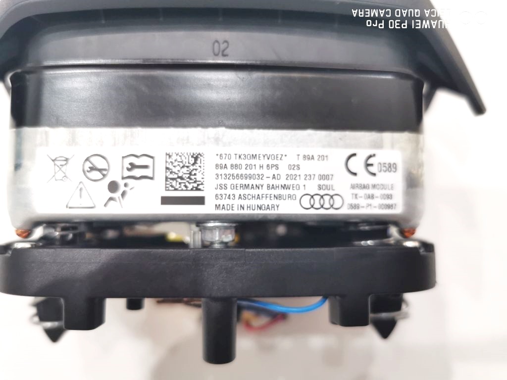 фото №7, Audi q4 e tron подушка повітряна водія 89a880201h
